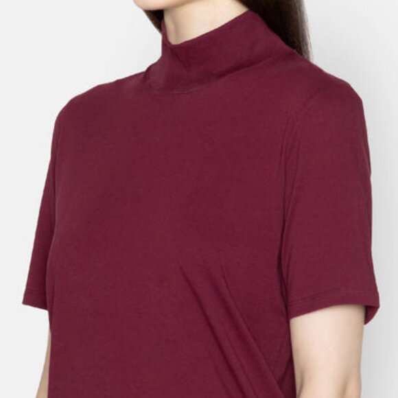 Grana Supima High Neck Tee - Picture 2 of 6